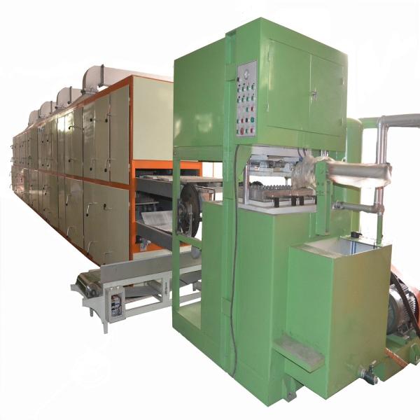 Recycled Paper Egg Tray Molding Machine , Egg Tray Forming Machine