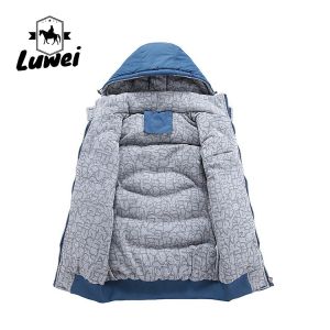 China Custom Utility Warm Thick Waistcoat Utility Cotton Stand Collar Zipper