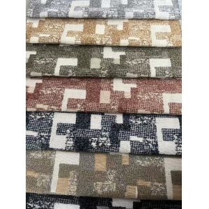 China Waterproof Jacquard Curtain Fabric 500gsm For Hotel Bedrooms on sale