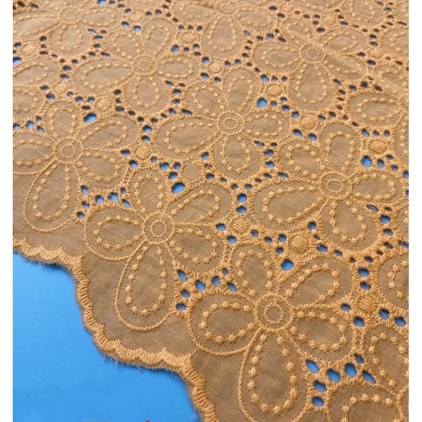 Factory sale Coloful Handmade DIY Clothes Accessories Embroidered Cotton Lace Fabric