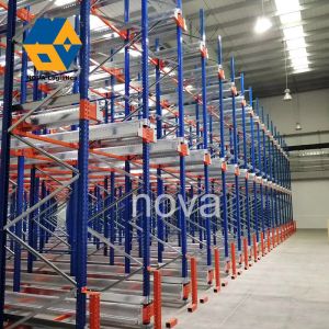 Multilayer Warehouse Storage Rack Shuttle Racking 1000kg Load Capacity