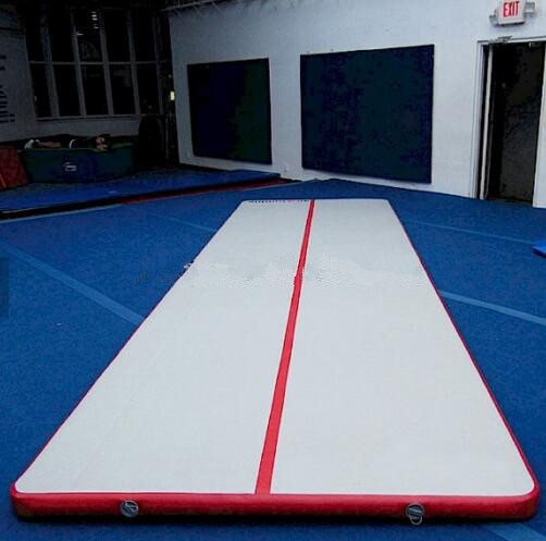 0.9mm Thickness Gymnastics Air Mat , Inflatable Air Track For Physical Training Air Track Mat