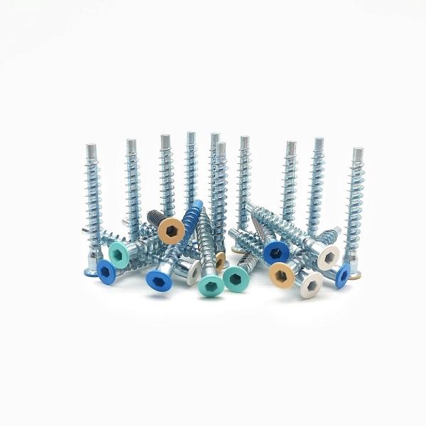 Buy Straight Trimming Hexagonal Wood Tooth Screws Countersunk Roller Coaster Thread at wholesale prices