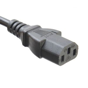 VDE Certificated Shucko CEE7/7 Plug with IEC C13 Connector Computer Power Cords