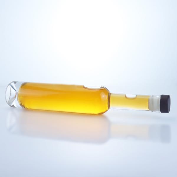 Whisky Vodka Tequila Gin Rum Ice Wine Glass Bottle with Cork and Customized Logo Made