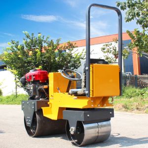 Construction Compactors Diesel Engine 700kg Road Roller Compactor Vibratory Road