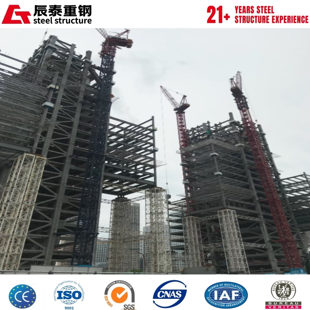 Strong Structural Stability Seismic Resistance Capacity Steel Structure Office