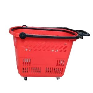 Many Years Factory Hand Trailer Shopping Basket With Double Handles