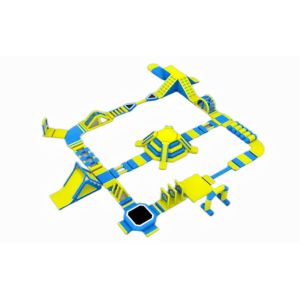 Eco Friendly Kids Inflatable Water Park , Inflatable Water Obstacle Course
