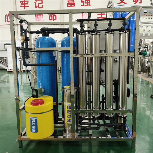 Acid And Alkali Resistant Water Treatment Machinery 1 T Double Tank Reverse Osmosis Water Purification System