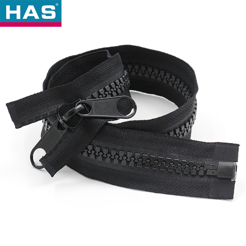 #10 Vislon Zipper with Open-end and double-sided for tent or sleeping bag