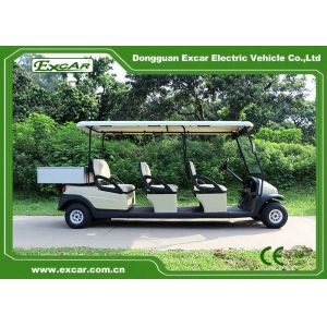 60KM-80KM Range Electric Golf Carts With Aluminum Cargo Box
