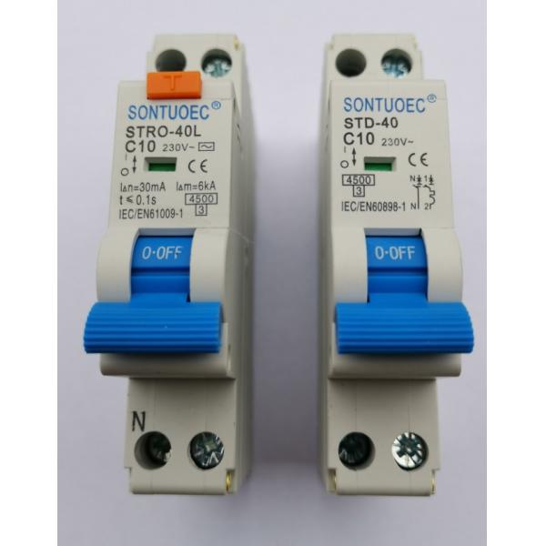 Buy 18MM 4.5KA RCBO Circuit Breaker With Overcurrent Protection at wholesale prices