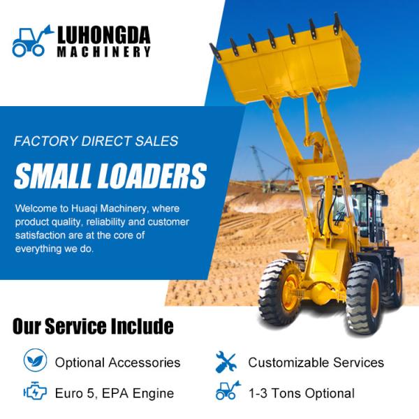 Hot Sale Four-wheel Drive 4x4 Compact Boom Loader Diesel 3ton 2ton 1.5ton 1ton Mini Front End Wheel Loader