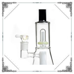 Birdcage Percolator Tabacco Glass Bongs Tall Perc Hookah Bongs White Showerhead