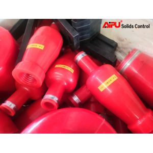 4" Replace Drilling Mud Cleaner Hydrocyclone Separators Desilter Cones 80 Degree