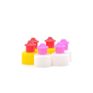 28mm Plastic Child Push Pull Cap Cosmetic Bottle Caps