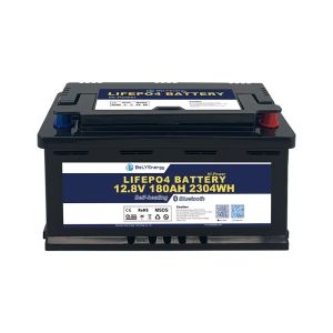 12V 180AH RV Battery with Srew Fixing H8 DIN Case with Bluetooth and Self