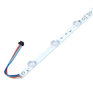 RGB Edge Lit LED Light Hard Bar Module Strip 12W 24W For Exhibit Trade Show