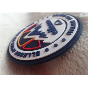 Professional Custom Round Silicon Patches For Clothing Eco - Friendly