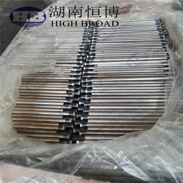 Extruded Round Water Heater Anode Rods , Aluminum Anode Rod For Water Heater , Heater Treater Anode Rod Sacrifices Itself To Prevent Corrosion Inside