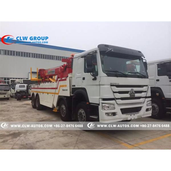 Buy SINOTRUK HOWO 8X4 360 Degree Rotation Heavy Duty Tow Truck at wholesale prices