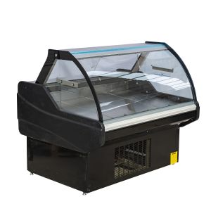 Delicatessen Display Fridges With Back Refrigerated Storage Cabinet