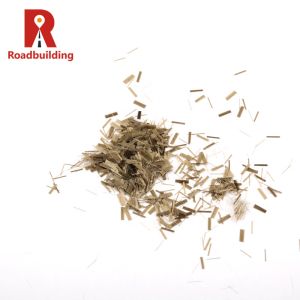 Asphalt Concrete With Brown Chopped Strand 3mm Basalt Fiber