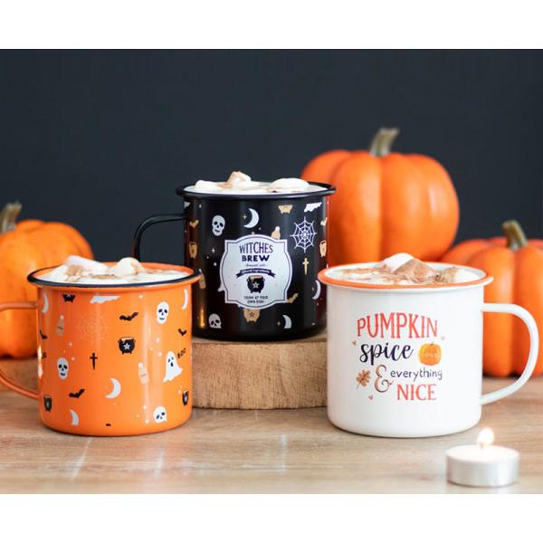 Halloween Theme Ceramic Coffee Cups For Festival Gift OEM ODM