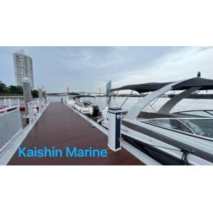 Quality Eco-Friendly Aluminum Floating Pontoon Yacht Marine Floating Docks With LLDPE Floats for sale
