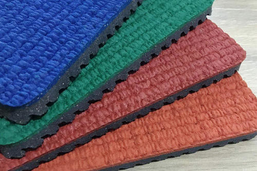 Buy Waterproof Green 1.15g/Cm3 Prefabricated Rubber Running Track at wholesale prices