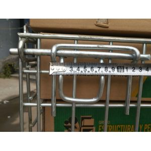 Heavy Duty Mesh Storage Cage Folding Wire Cage High Efficiency Simple Operation