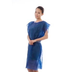 Single Use Nonwoven Patient Gown Without Sleeves