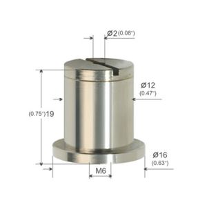Brass Wire Rope Ceiling Attachment Parts Hemispherical With Groove YW86248