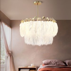 Hardware Wrought Iron Ostrich Pendant Lights Modern Nordic Luxury