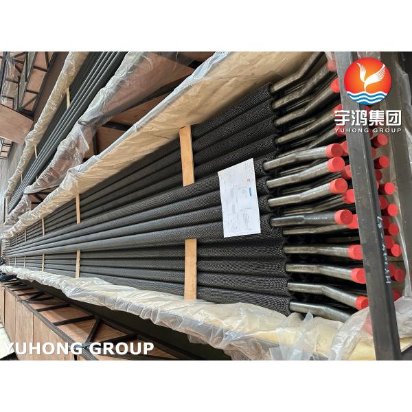 HFW Serrated Finned Tubes ASME SA213 T22 With CS Fins For Heat Exchanger