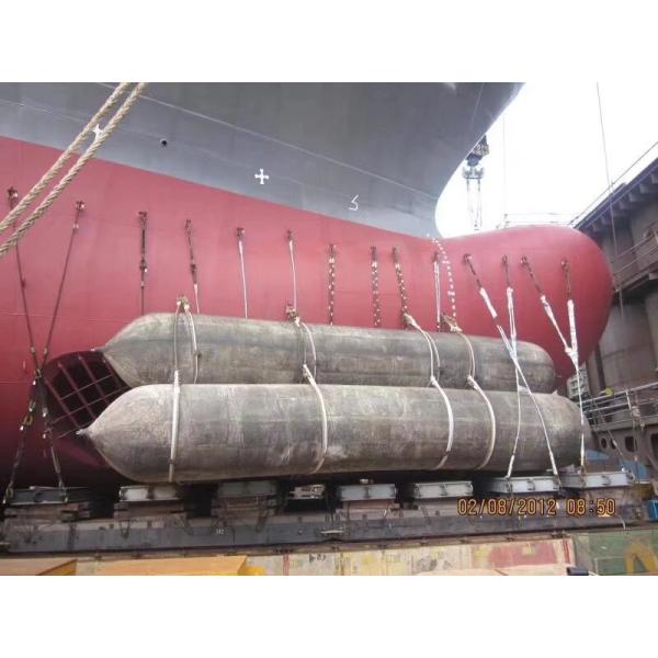 16m High Pressure Marine Rubber Airbag Launching Lifting Salvage Black Color