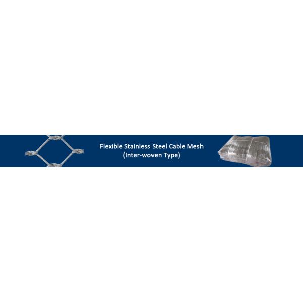 Stainless steel cable inter-woven mesh Stainless steel cable inter-woven mesh