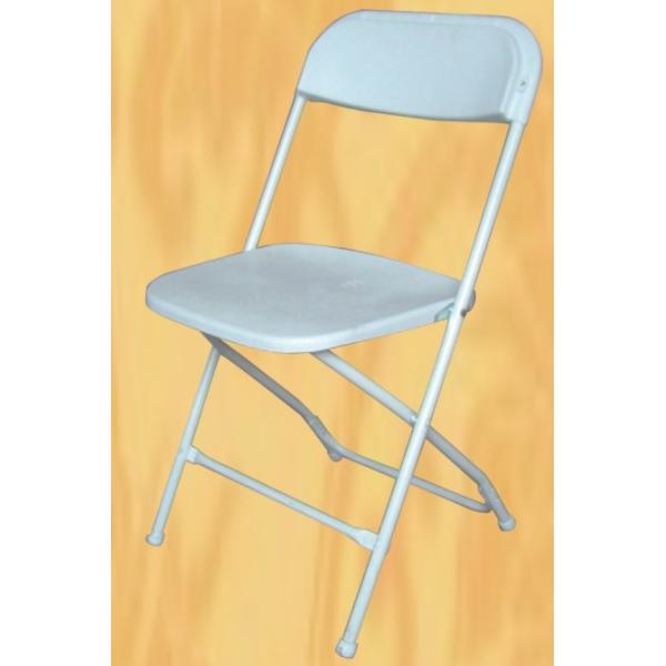 plastic foldable events chair Commercial White Plastic Folding Chairs Stackable