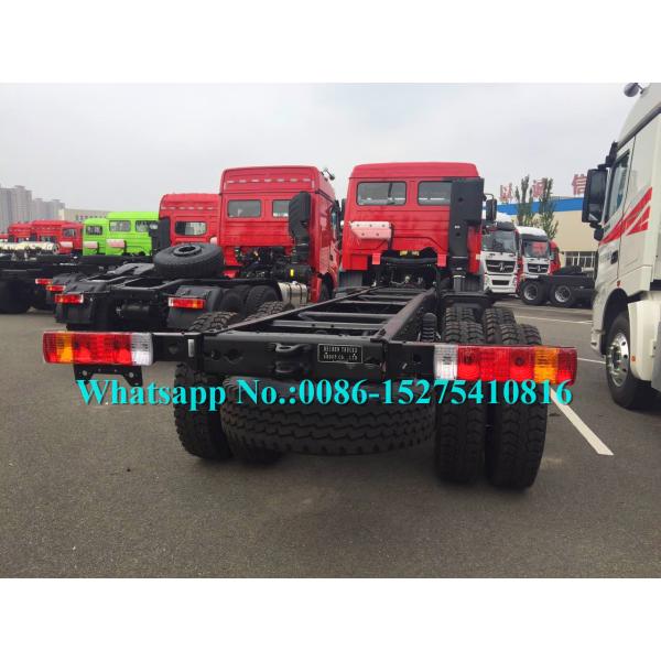 Red Military Use 6x6 Cargo Truck / Off Road Cargo Truck Adopt Benz Technology