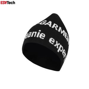 Waterproof Cold Weather Reflective Beanie Hat Green Black Grey