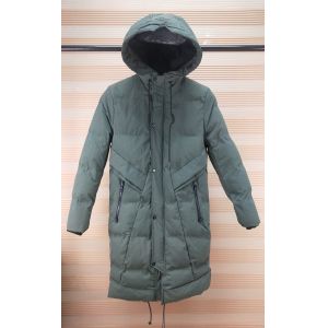 Fashionable Womens Lightweight Padded Jacket Zipper Closure With Fix Hoody