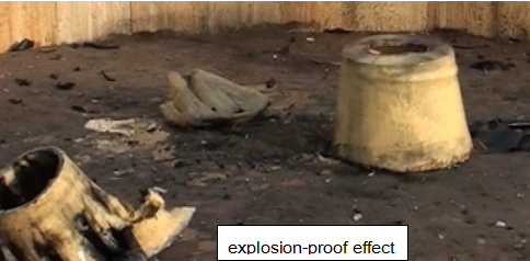 Portable Safe Bomb Disposal Equipment Round Platform Structure High Flexibility