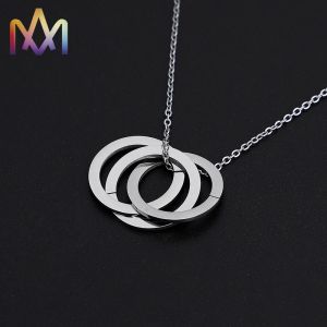 55CM Chain Russian Ring Engraved Name Necklace