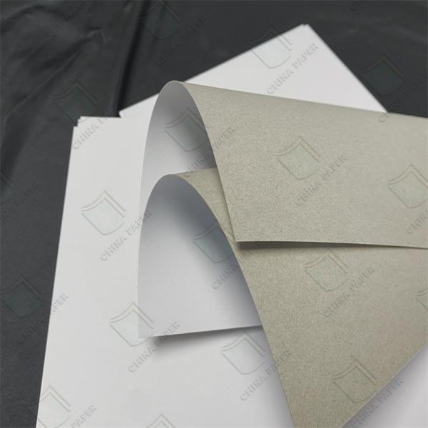 Buy Gray-Base White Cardstock With UV Gloss  Retail-Ready Shelf Appeal For Product Boxes at wholesale prices