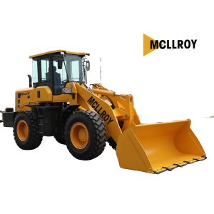 20.5-16 Tire Mini Articulated Wheel Loader, 1350mm Dump Reach Front End Shovel