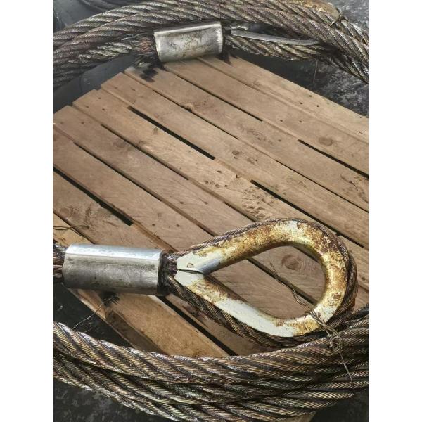 Wholesale Carbon Steel Wirerope Lifting Sling with Terminal on Both Ends