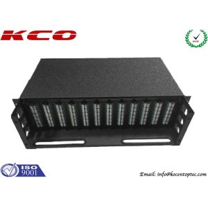Light Weight 1xN MPO MTP Patch Cord With 3U 19 Inch Patch Panel Rack Mount