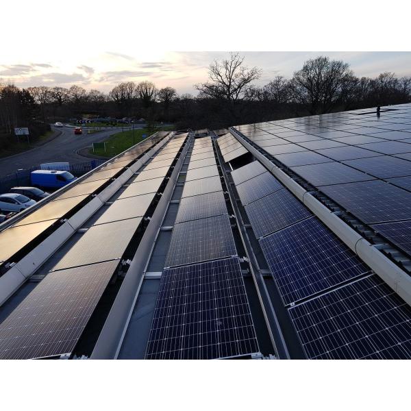 Solar Pv System 100kw 9bb Bifacial Mono Perc Half Cut Solar Panel 445w 24v 350W