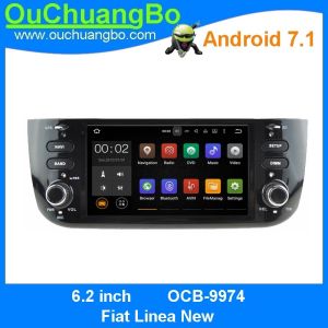 China Ouchuangbo 6.2 inch digital screen HD android 7.1 Fiat Linea New Radio GPS Navigation Bluetooth MP4 SD FM USB player on sale